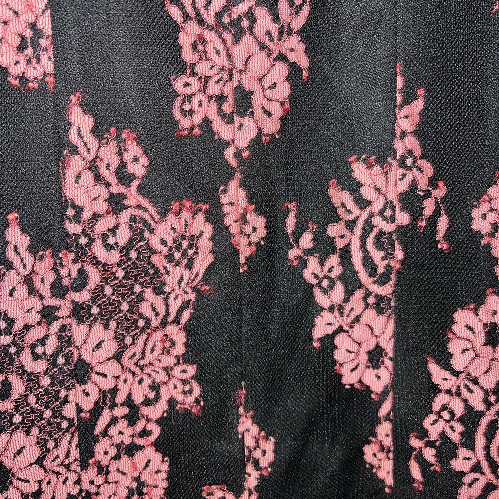 NBD | Pink Black Cahuenga Lace Mini Night Out Dress - Picture 7 of 7